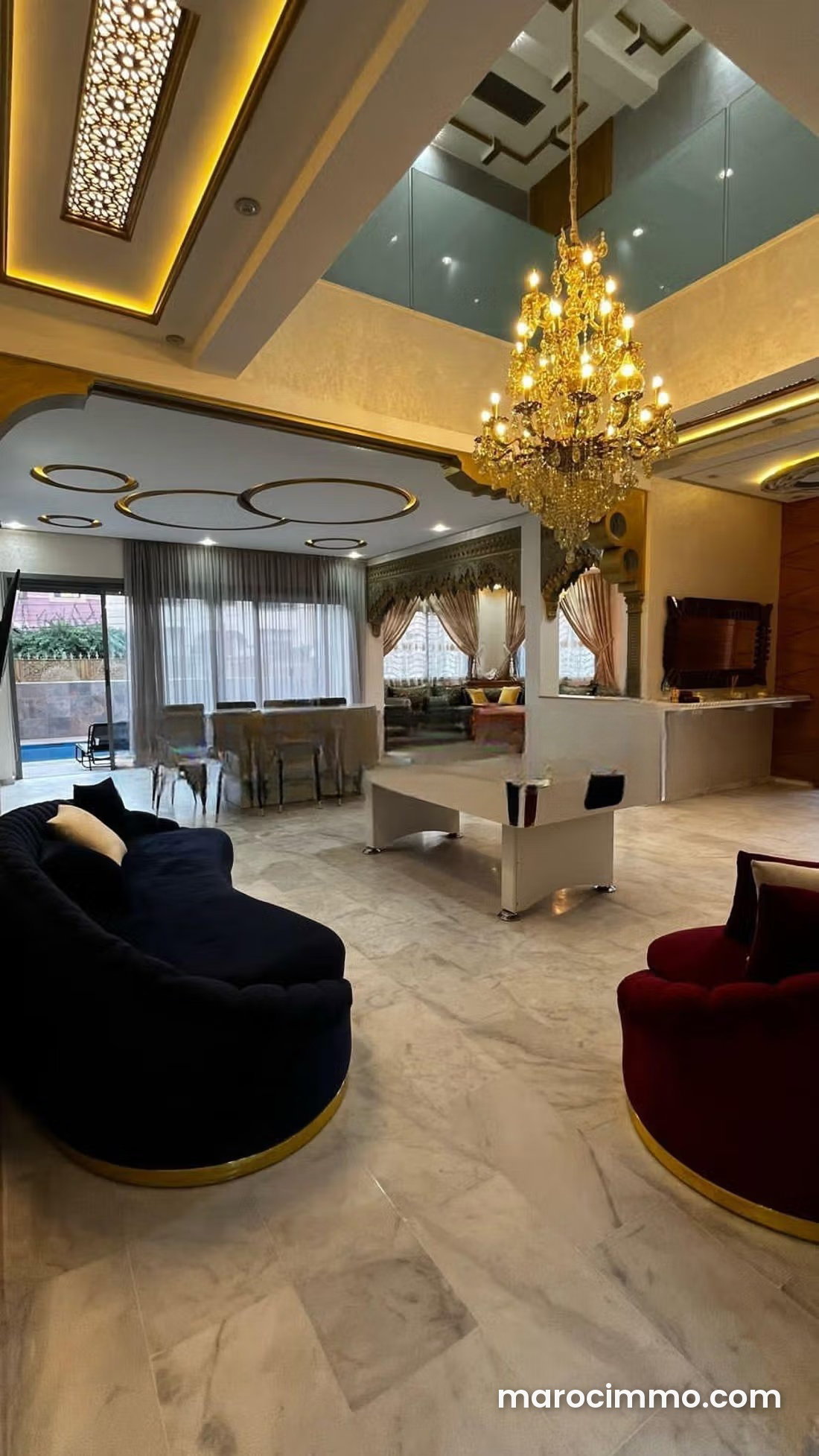 350 m² Villa with Pool in Guéliz, Marrakech, for Furnished Rental — Marrakesh