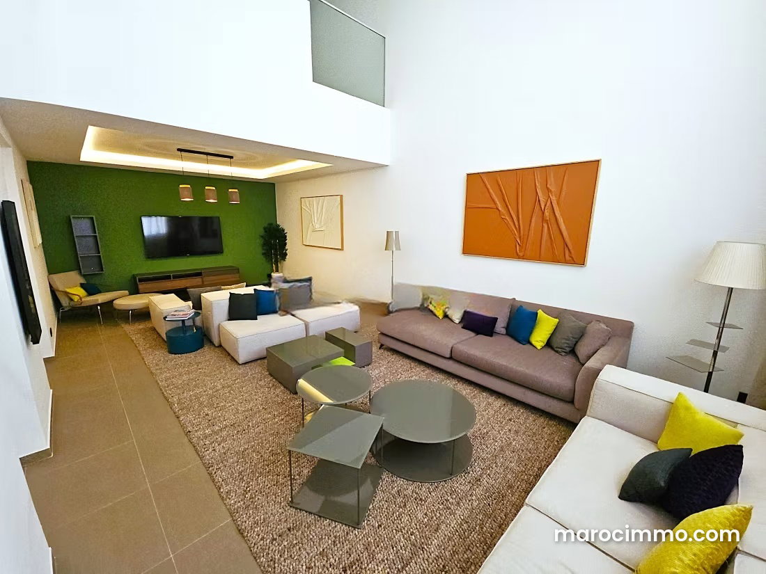 Furnished Loft with Garden for Rent in Haut Agdal, Rabat — Rabat