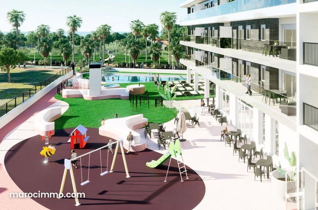 Apartments for sale in Oropesa del Mar / gated community with water park, playground — 4