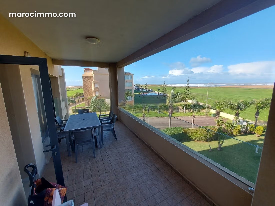 Appartement vue mer avec terrasse à Plage Oued Cherrat Bouznika — Bouznika