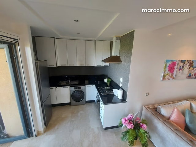 Bouznika plage vente bel appartement 2 chambres terasse vue sur mer — 3