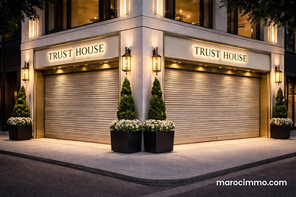 500 sqm corner commercial premises with double storefront, Maârif, Casablanca — Casablanca