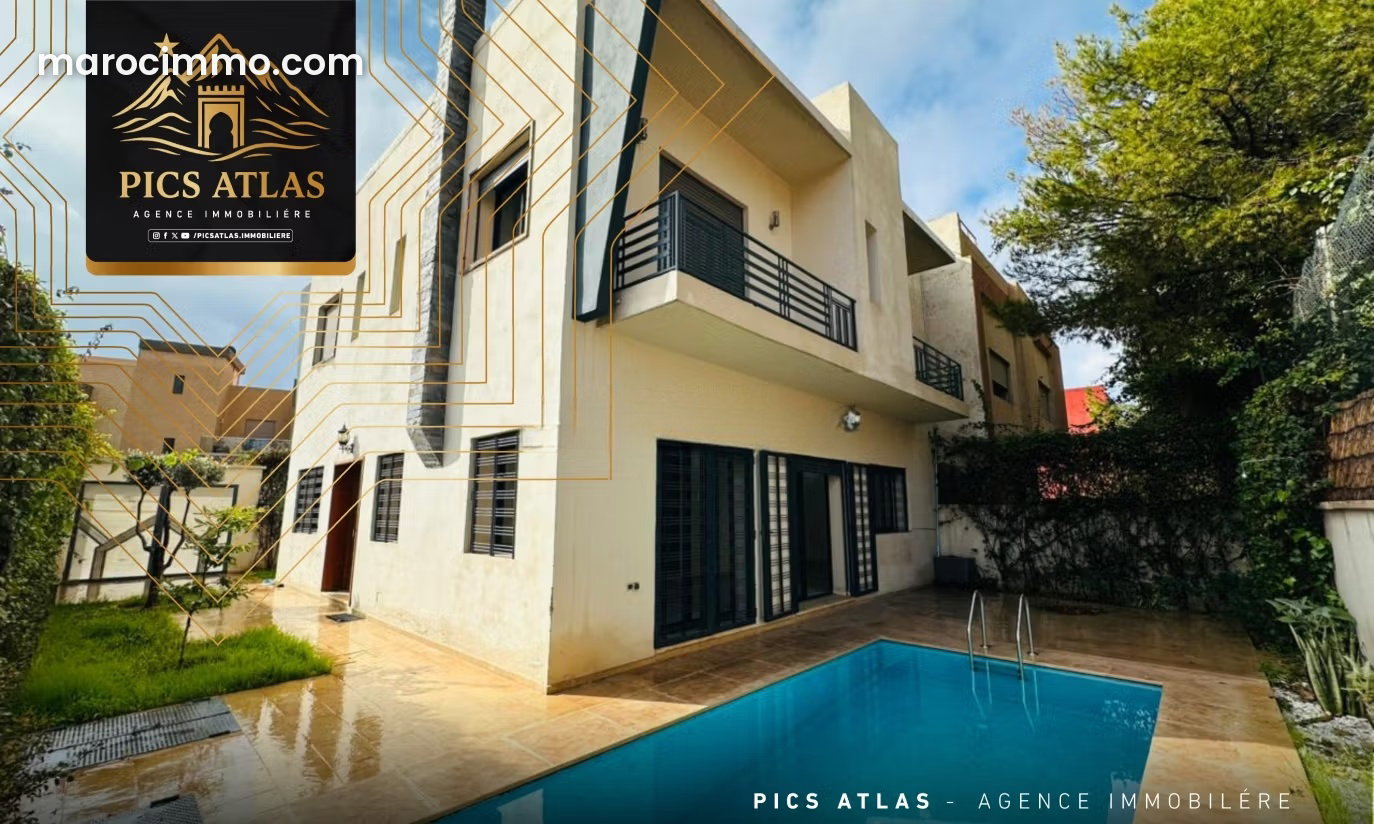 Villa 4 chambres avec piscine à vendre, Hay Targa Marrakech — Marrakech