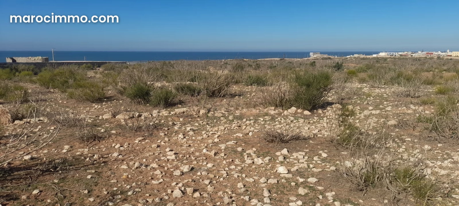 7,000 m² Sea-View Plot in Essaouira on the Safi Road — Essaouira