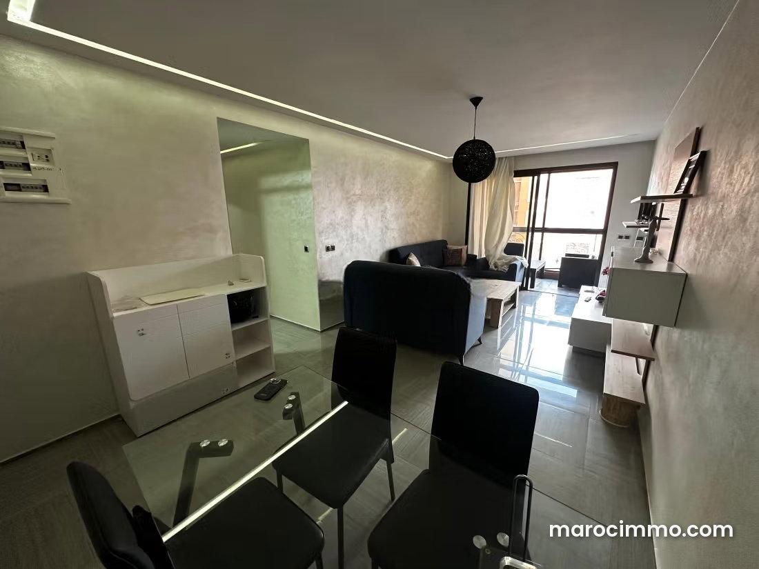 Furnished Apartment with Swimming Pool for Rent in Gueliz, Marrakech — Marrakesh