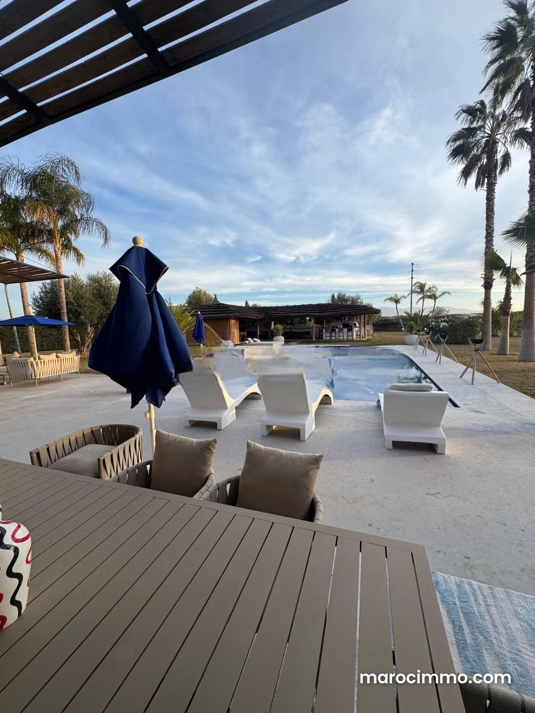 4-Bedroom Villa with 2,200 m² Garden, Swimming Pool, Route de Fès, Marrakech — Marrakesh