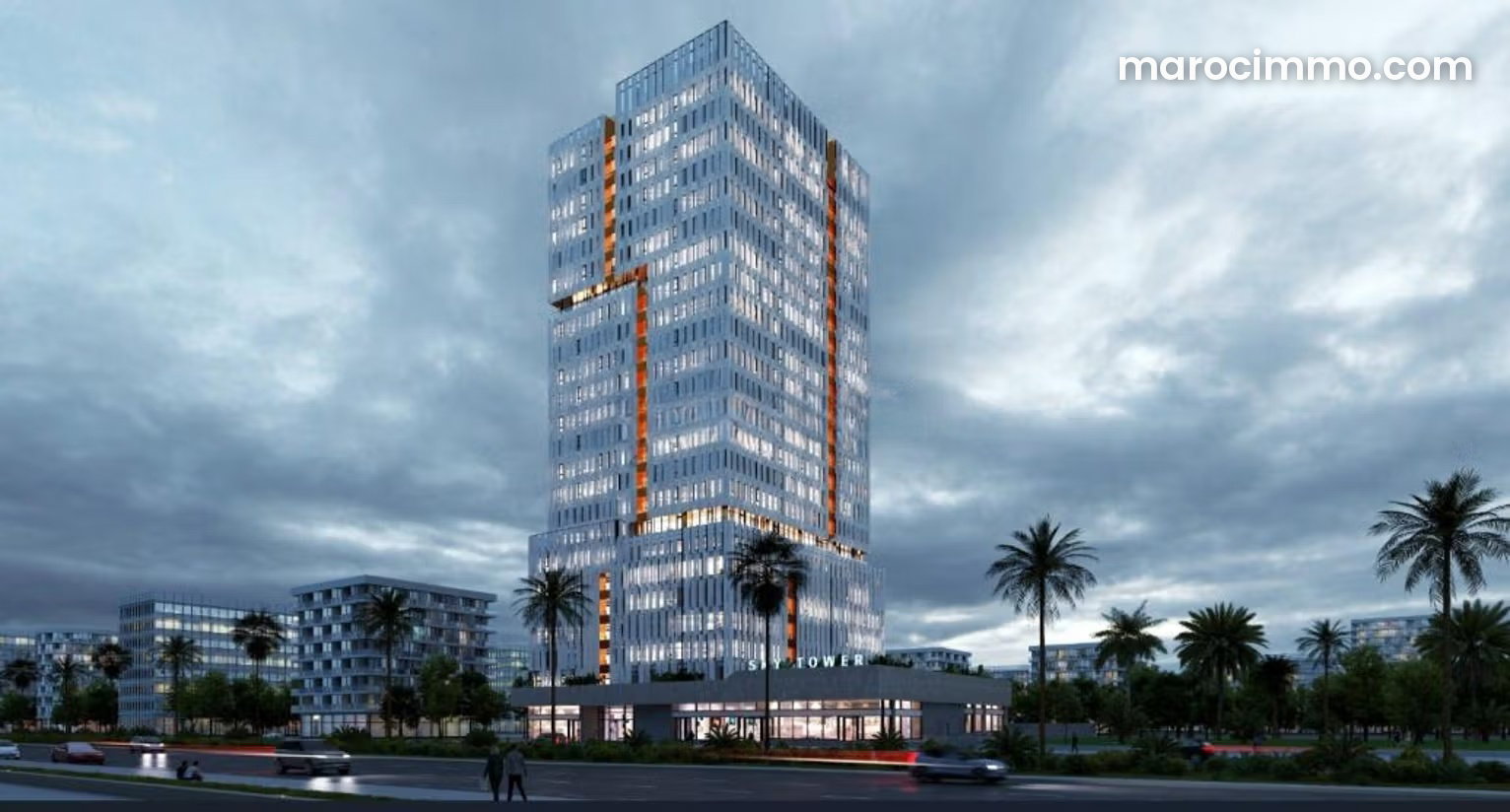 1,017 m² Office in Casablanca Finance City, New Building Eligible for CFC Status — Casablanca