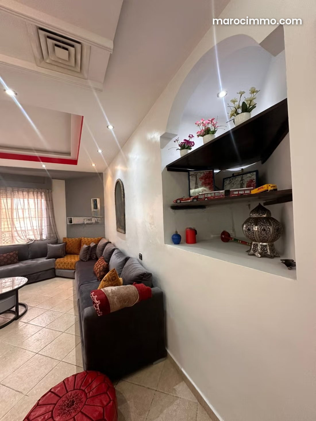 Furnished 57 m² Apartment, Hay Salam, Agadir, Secure Residence — Agadir
