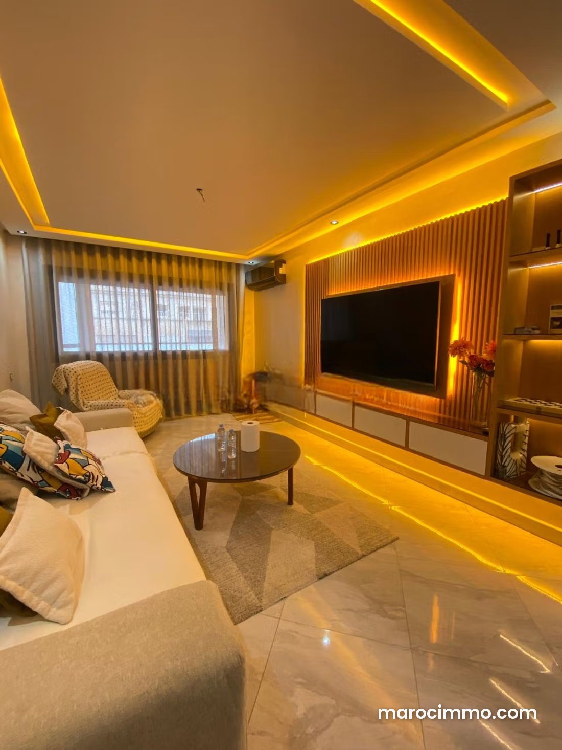 Furnished 250 m² Apartment with Terrace in Central Tangier — Tangier