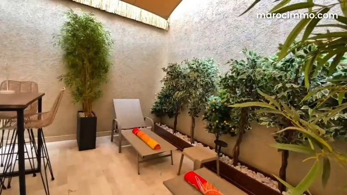 120 sqm Apartment with Jacuzzi and Private Courtyard, Semlalia Marrakech — Marrakesh