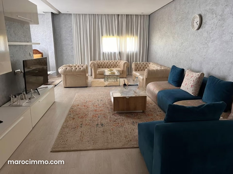 Appartement en location meublé à Ville Verte prestigia bouskoura