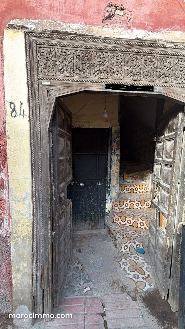 Riad de 196 m2 fort potentiel; 10 min Jemaa El Fna — 2