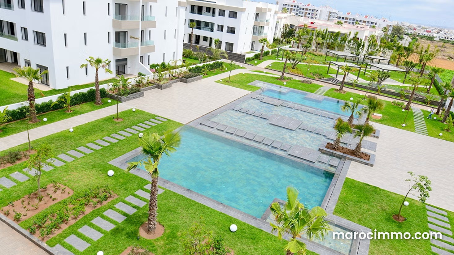 Apartment with Private Pool and Garden, Dar Bouazza — Dar Bouazza