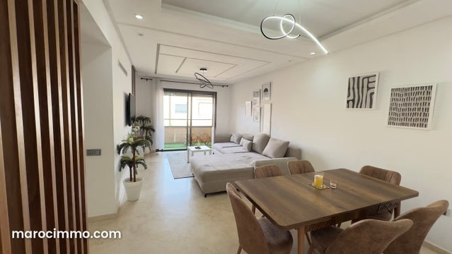 Appartement 3 chambres meublé à Guéliz piscine collective — 4