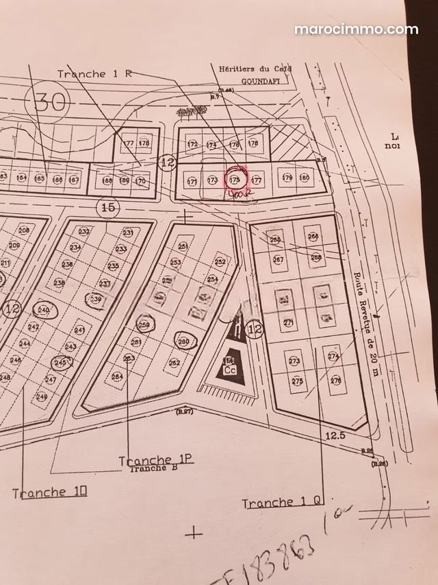 Lot en vente à Targa — Marrakech