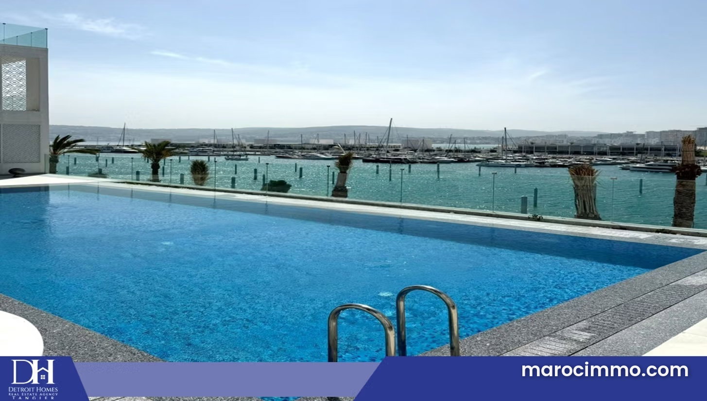Furnished 1-Bedroom Apartment, Tangier Marina, Prestigious Views — Tangier