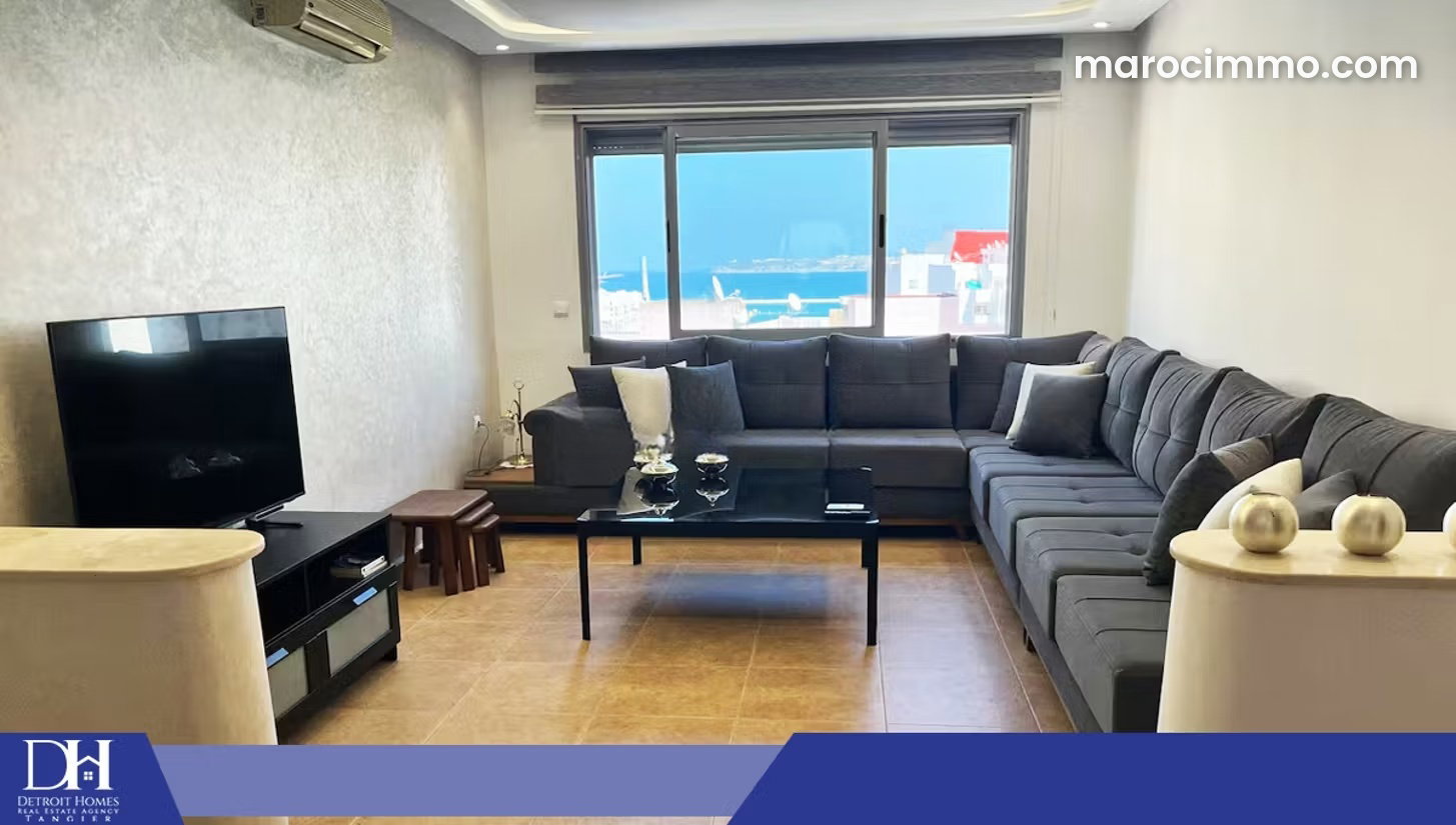 شقة مفروشة بإطلالة بحرية في قلب طنجة — طنجة