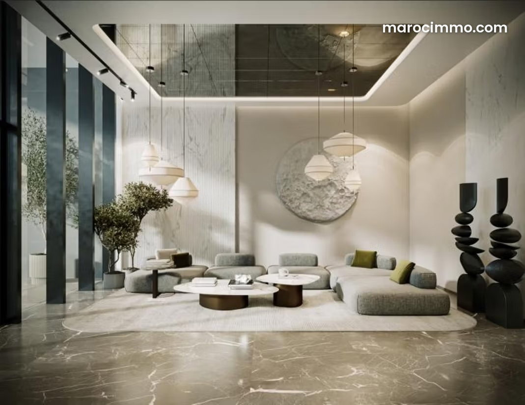 212 sqm office for rent, Casablanca Finance City, newly built building — Casablanca