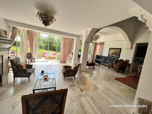 Villa 6 ch à louer à l’année Palmeraie Marrakech — 2