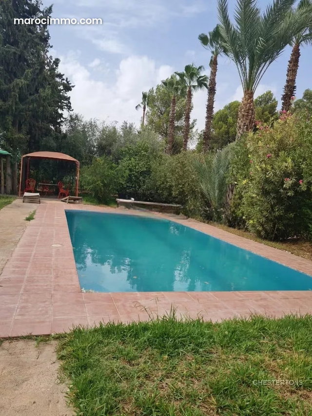 3 villas sur 11000 m2 kms route de Ouarzazate Marrakech — 4