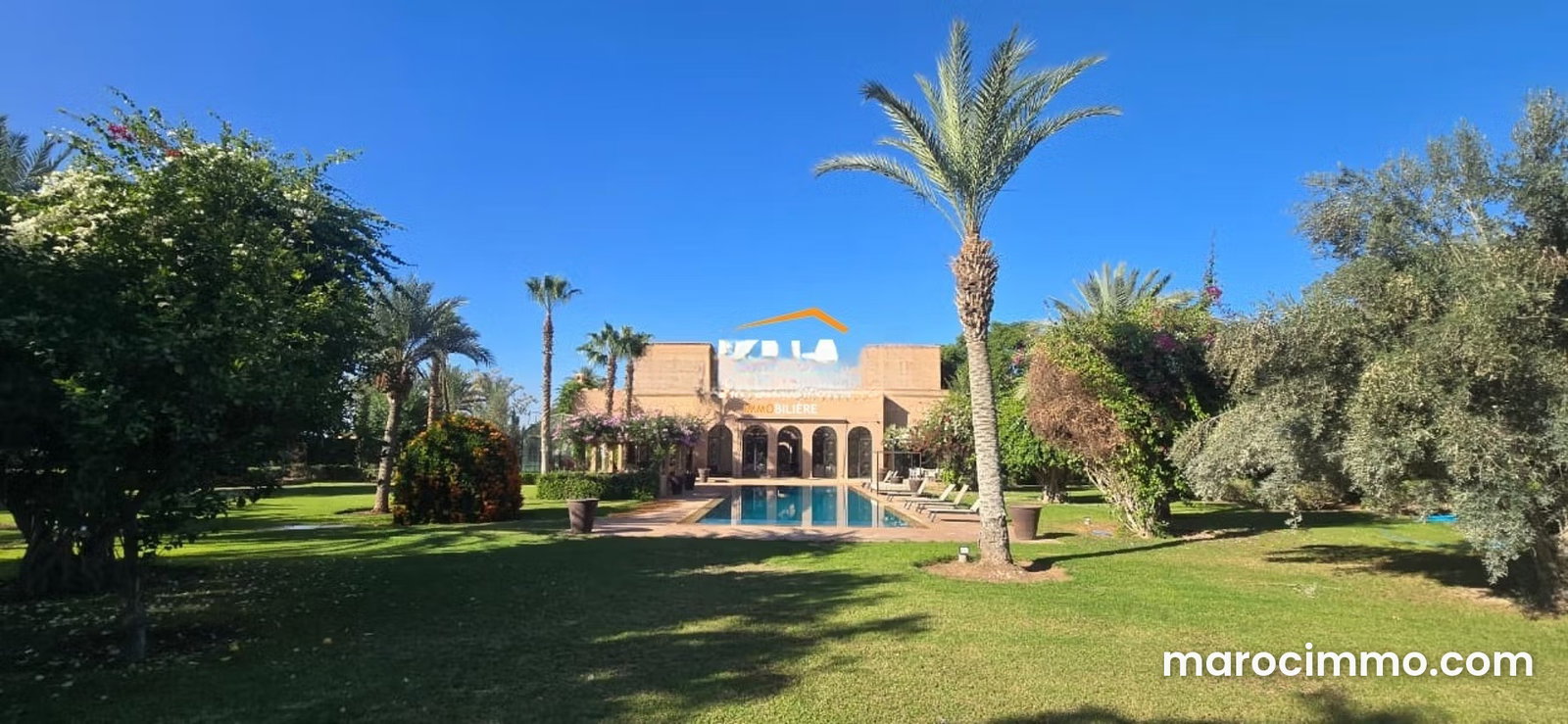 Villa 1200 m² sur 6700 m² de parc, Amelkis, Marrakech — Marrakech