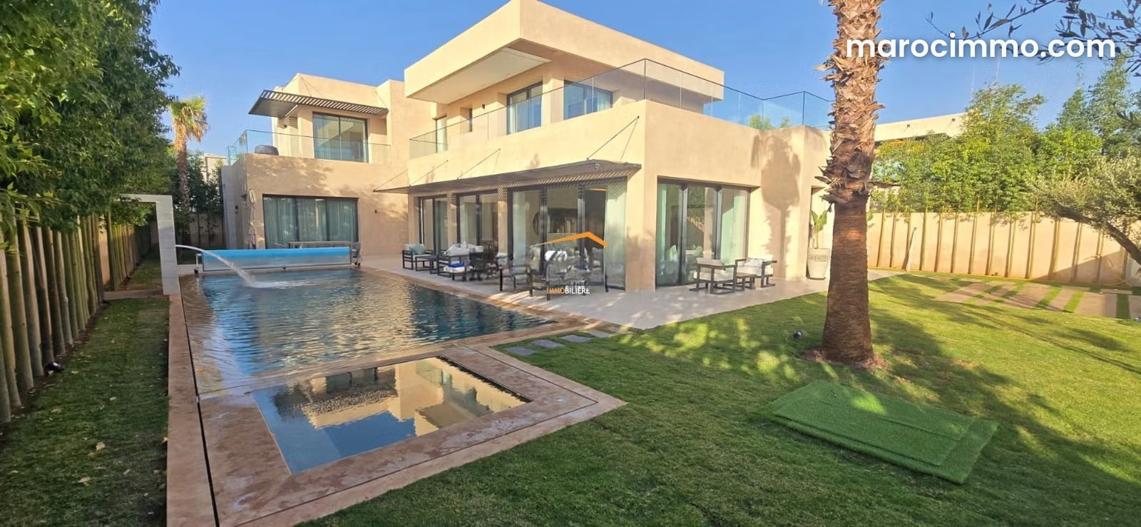 Villa 450 m² avec piscine et vue golf, Amelkis, Marrakech — Marrakech