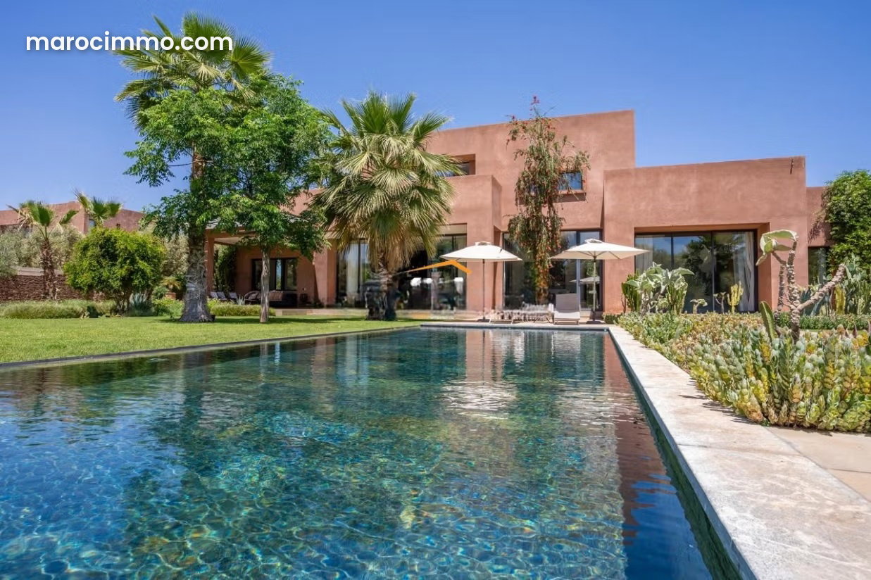 Villa neuve 350 m², piscine et jardin 2500 m², Route d'Ourika — Marrakech