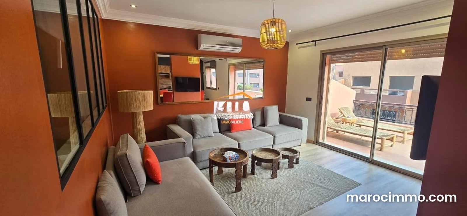 Appartement meublé à Guéliz, au cœur de Marrakech — Marrakech