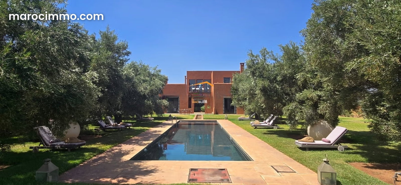 Villa contemporaine 450 m², Route d'Amezmiz, Marrakech — Marrakech