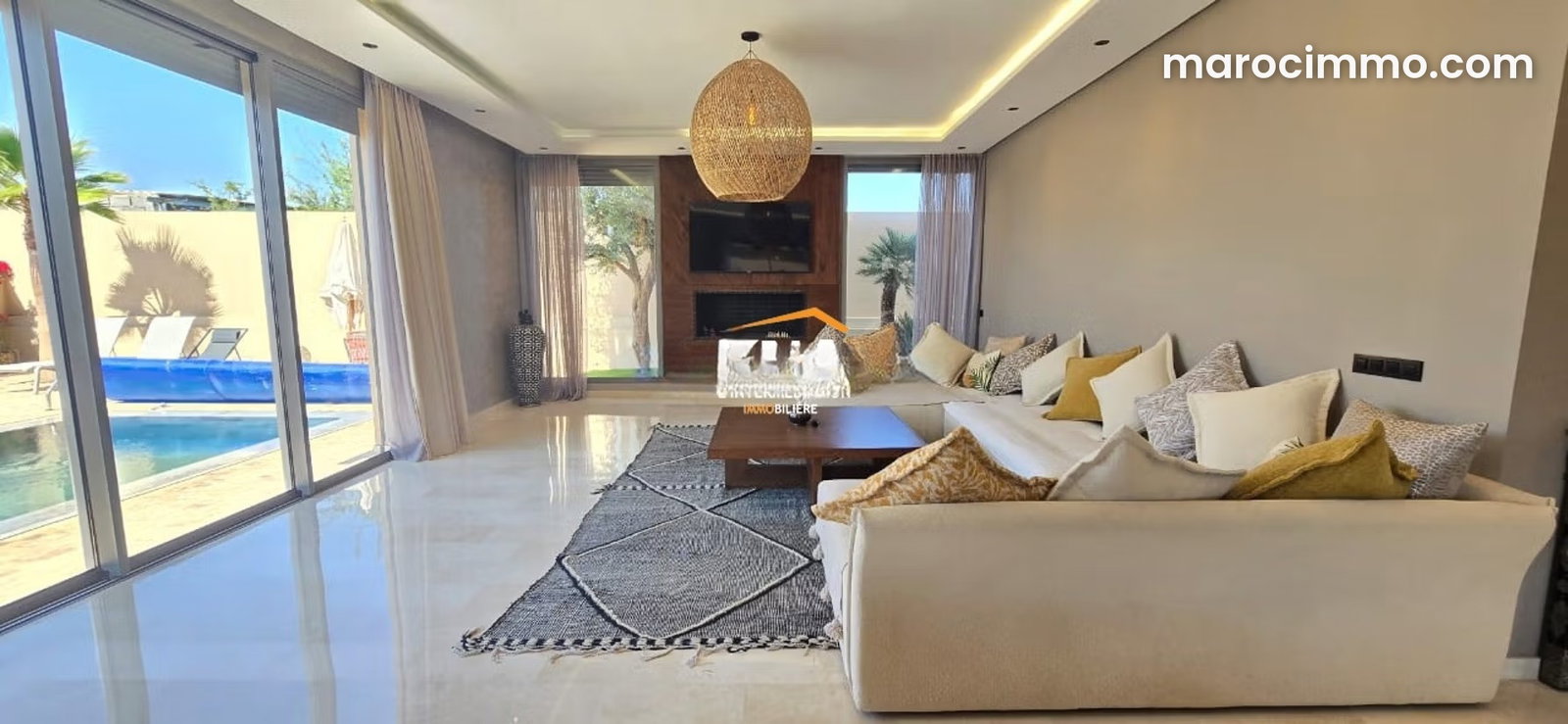 Villa 4 chambres avec piscine, Route d'Amezmiz, Marrakech — Marrakech