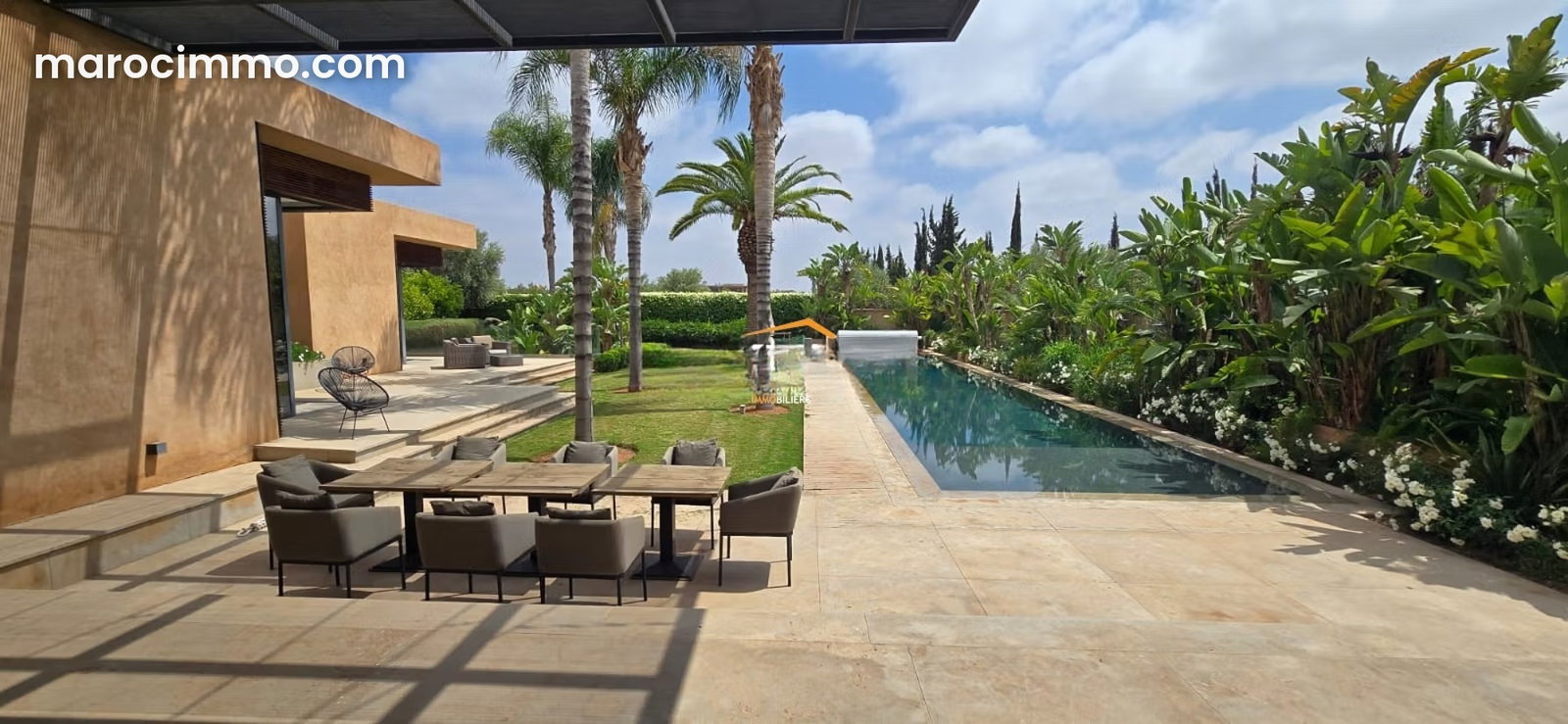 Villa neuve 750 m², piscine et jardin, Route d'Amezmiz, Marrakech — Marrakech