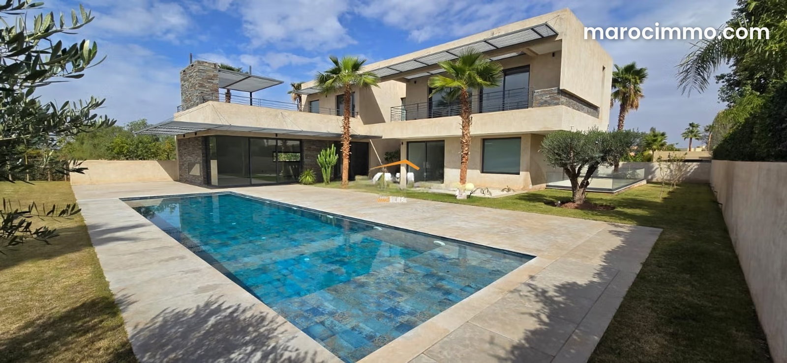 New 650 sqm villa on the Amelkis golf course, Marrakech, 5 bedrooms — Marrakesh