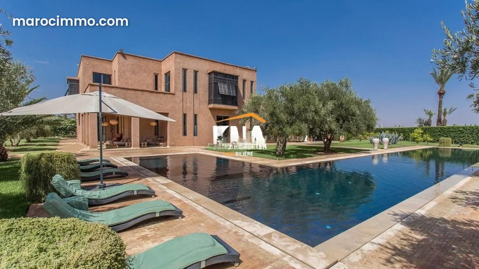Très jolie Villa située dans la Palmeraie de Marrakech