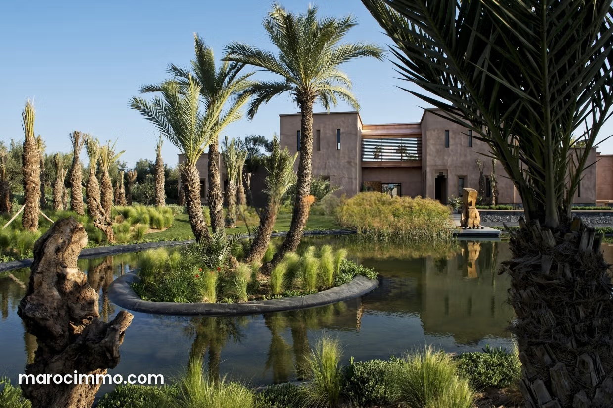 Architect-Designed Villa of 1,547 sqm for Sale in Marrakech's Palmeraie — Marrakesh