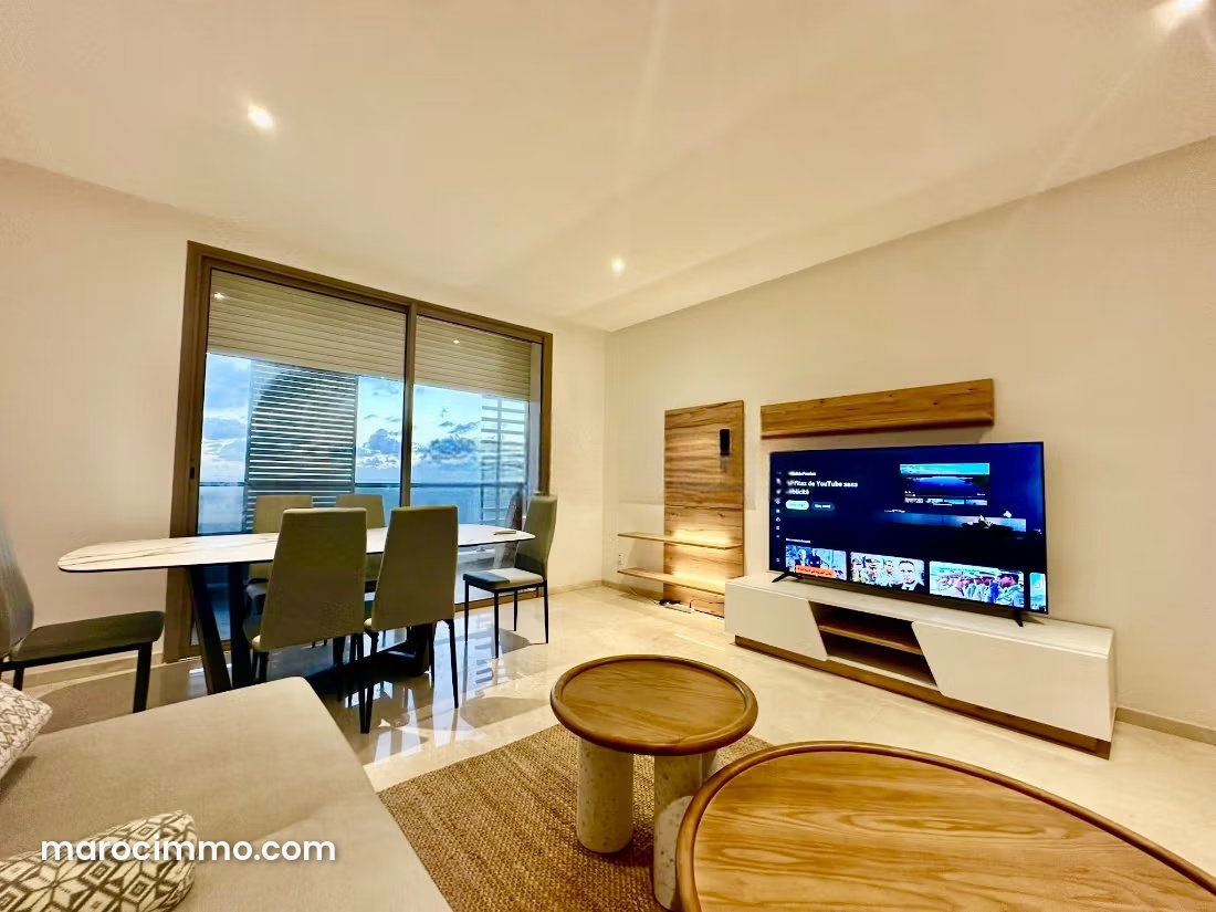 Furnished 105 m² Apartment with Sea View, Ain Diab, Casablanca — Casablanca