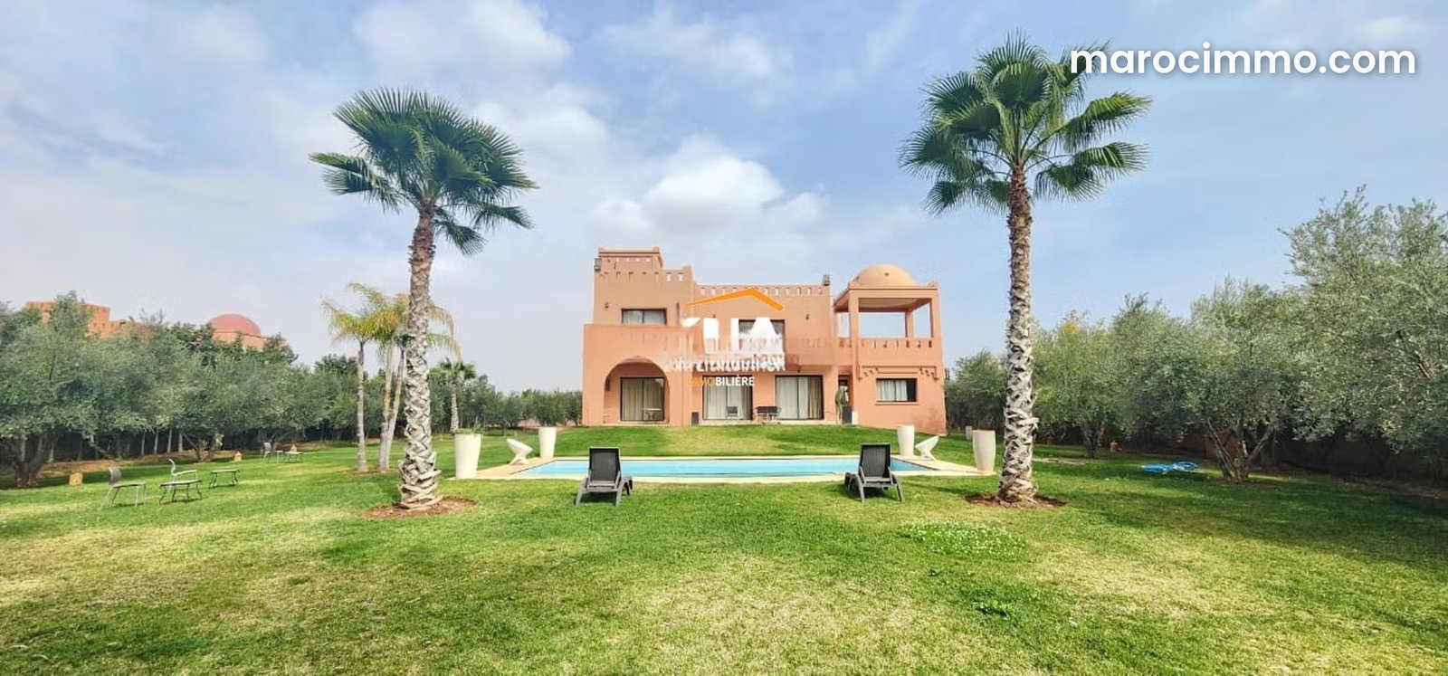 600 m² Villa on 3,360 m² of Land, Route de Fès, Marrakech — Marrakesh