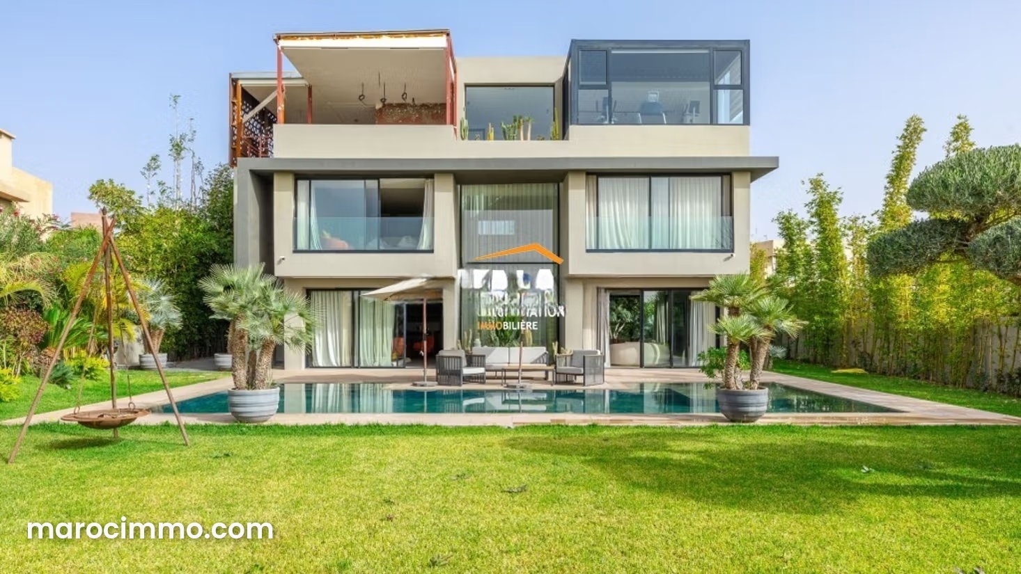 600 m² Villa with Pool and Garden Views, Amezmiz Road, Marrakech — Marrakesh