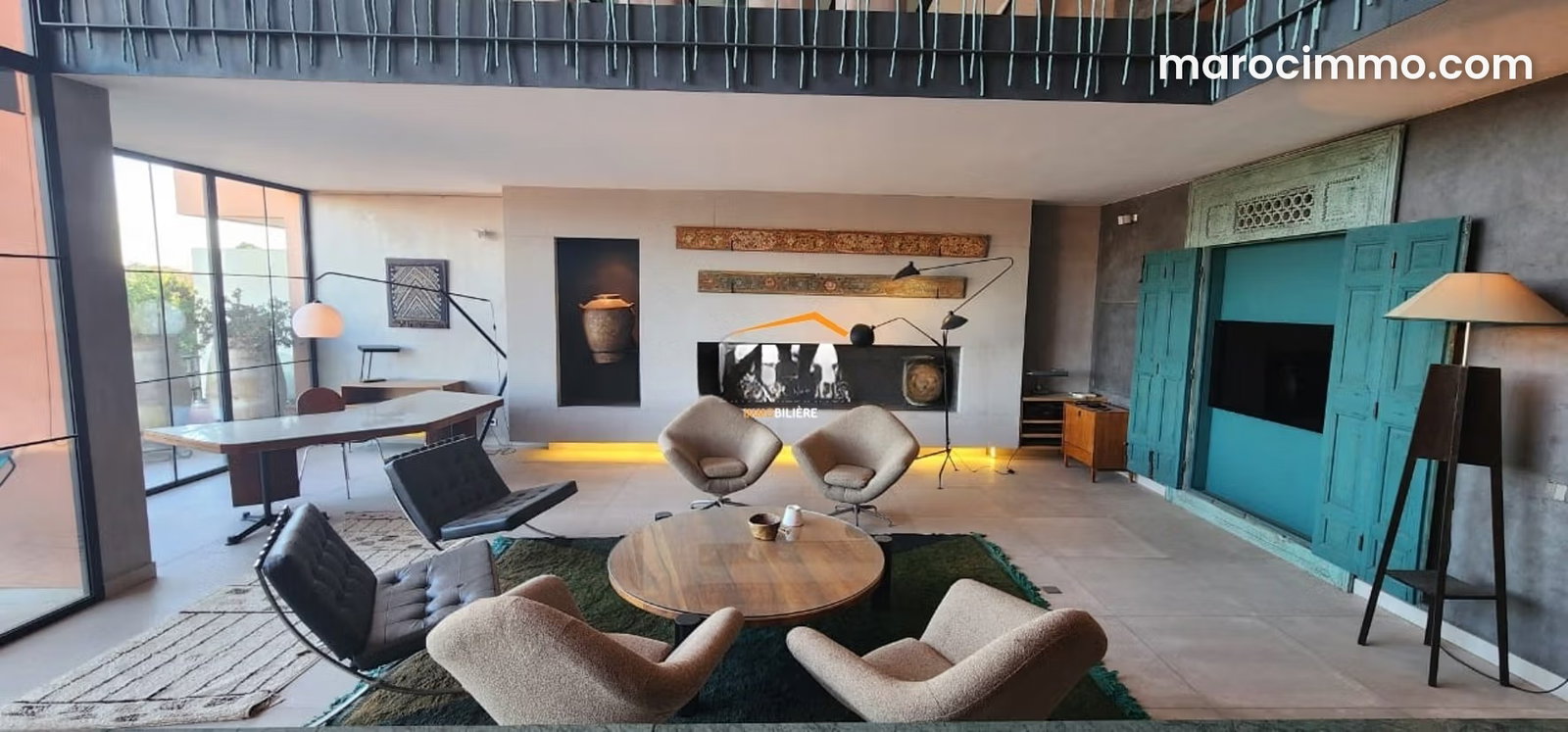 Duplex 400 m², vue Jardin Majorelle et Atlas, Marrakech — Marrakech