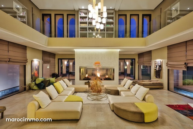 Luxurious and Magnificent Property with Arabo-Andalusian Design Facing the Atlas Mountains — 4