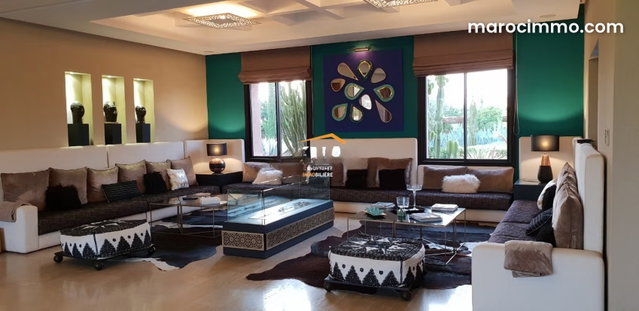 Luxurious and Magnificent Property with Arabo-Andalusian Design Facing the Atlas Mountains — 5