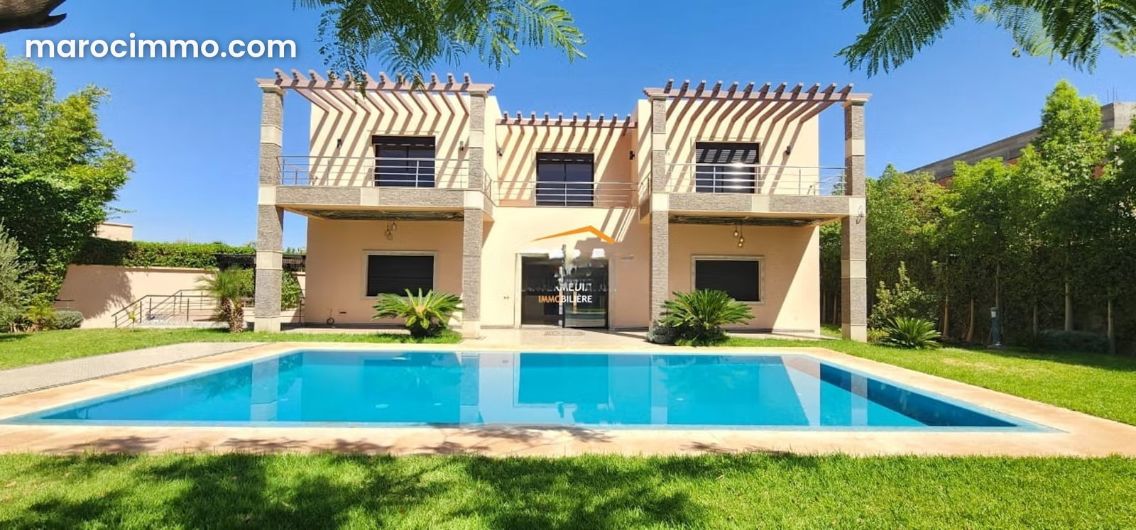 640 m² Villa with Pool and Golf Course Views in Amelkis, Marrakech — Marrakesh