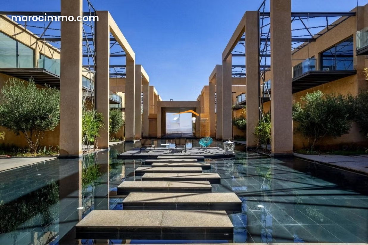 Duplex 167 m², jardin et piscine, Route de Ouarzazate, Marrakech — Marrakech