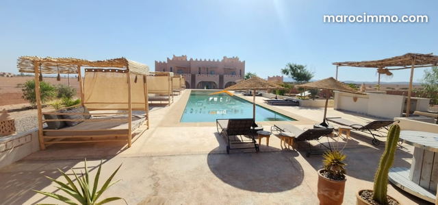 Maison d’hôtes de style mixte dotée d’une vue à 360 — Marrakech