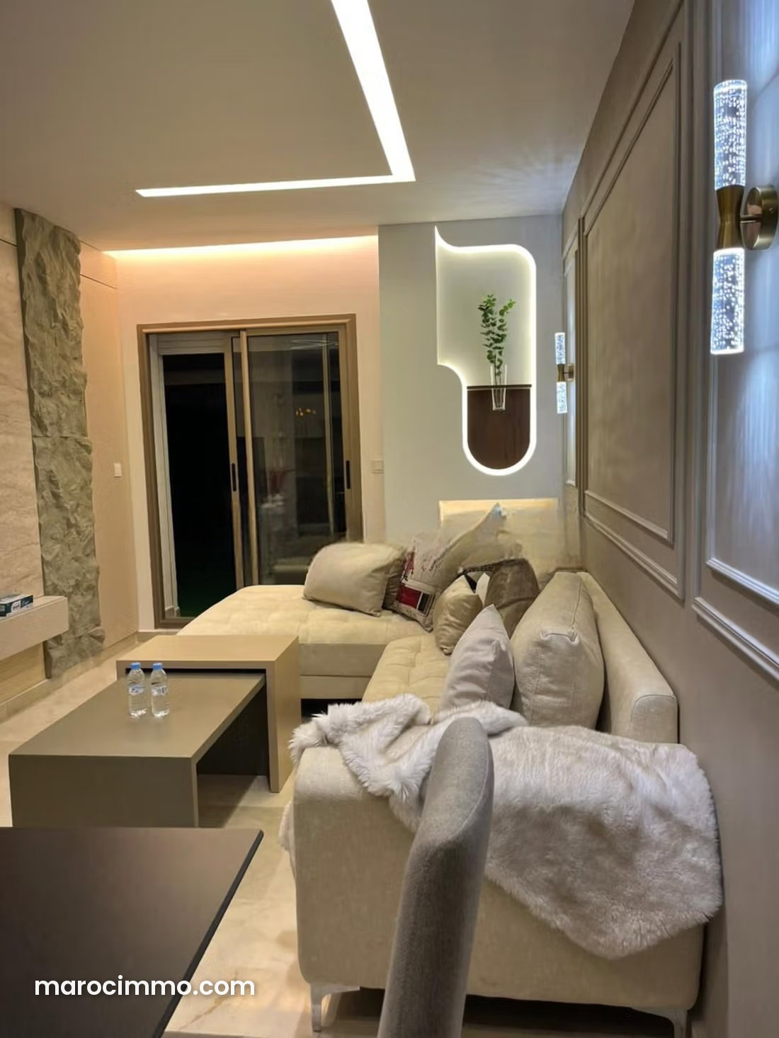 Appartement meublé Malabata, Tanger : séjour courte durée vue mer — Tanger