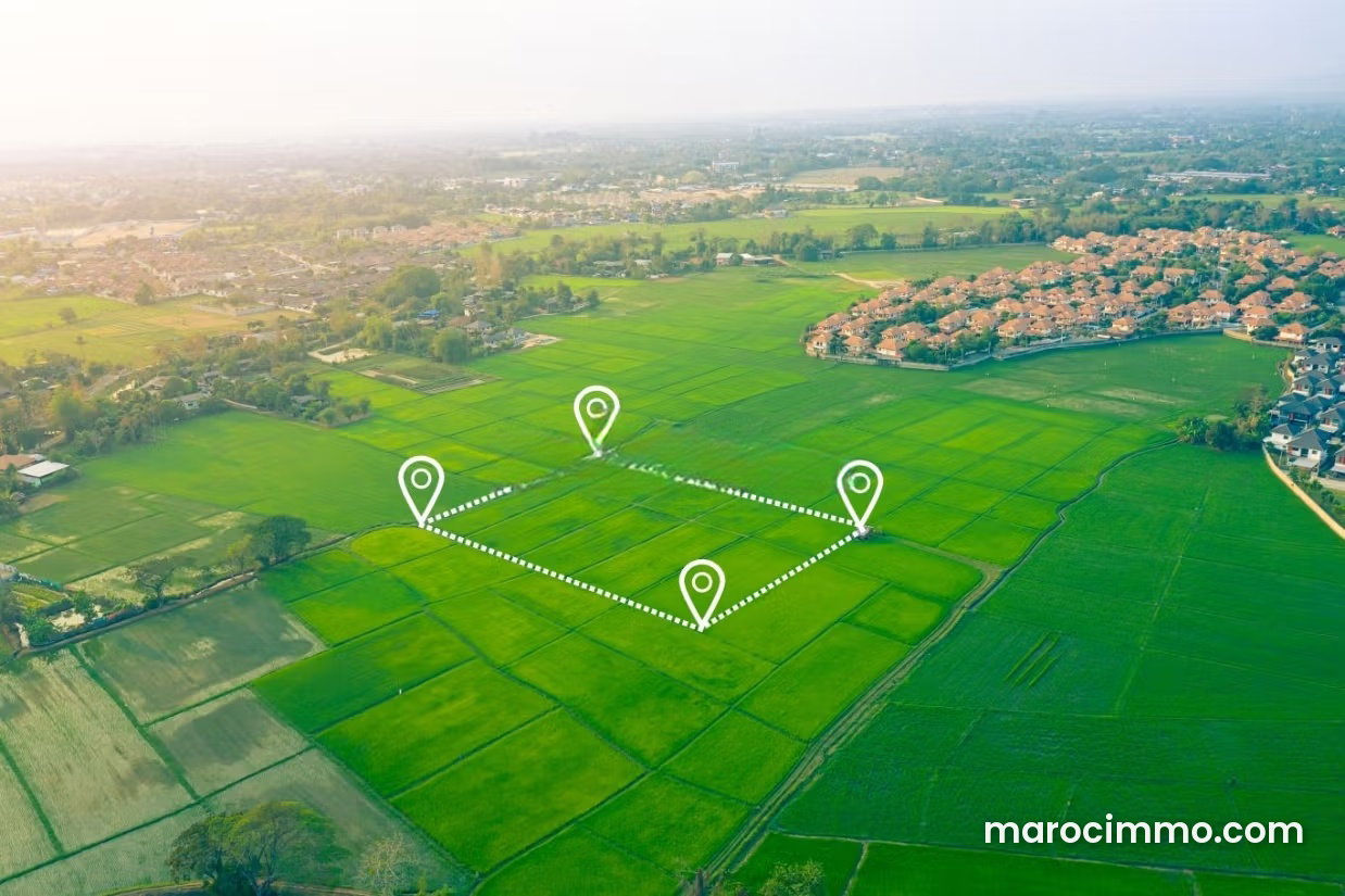 Terrain 18 000 m² à Harhoura Temara grande opportunité — Temara
