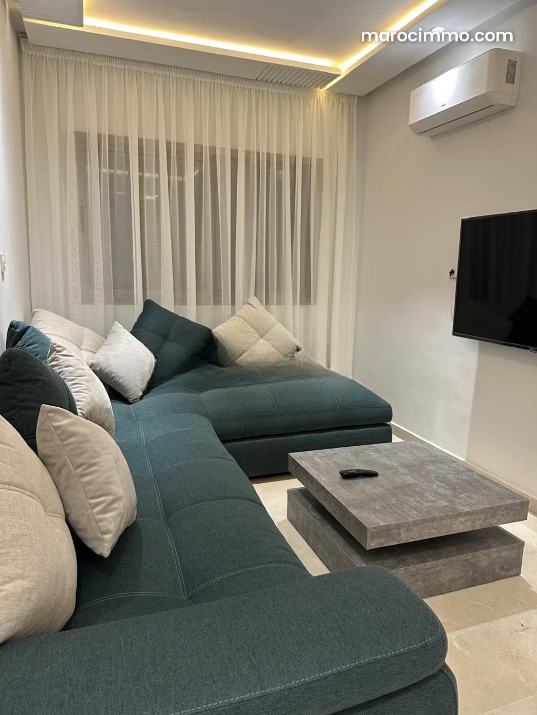 Appartement meublé vue mer, Malabata, Tanger, location courte durée — Tanger