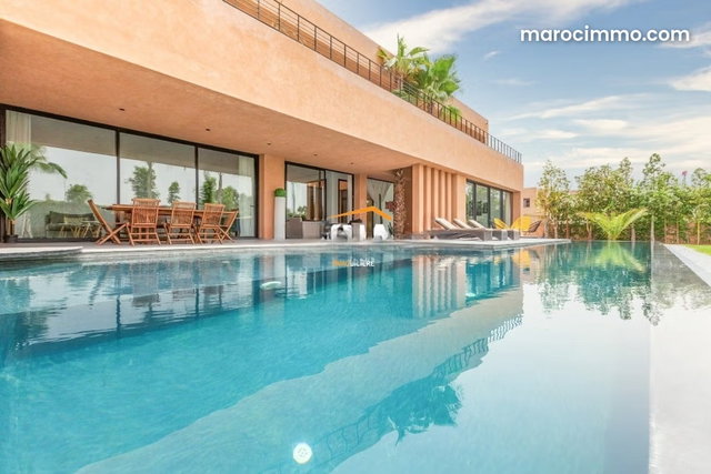 Très belle Villa contemporaine située à Amelkis, proche des plus beaux golfs et à 15 mn du centre ville — 2