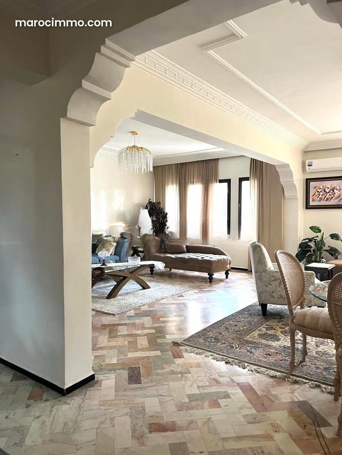 150 m² Furnished Apartment with Terrace in Derb Ghallef, Casablanca — Casablanca