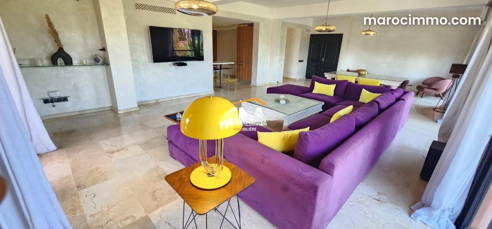 Appartement 300 m² avec piscine, Hivernage, Marrakech — Marrakech
