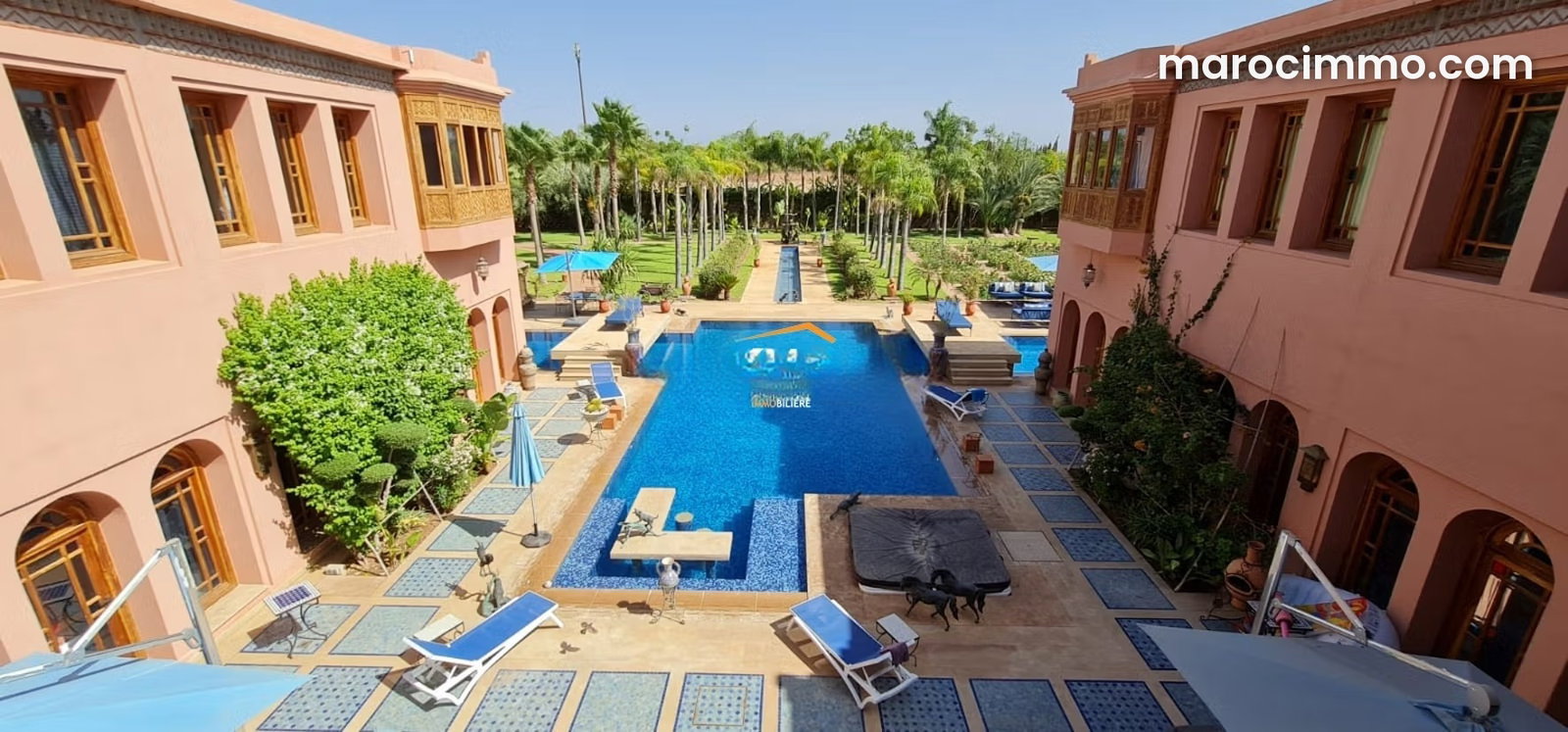 New 1,650 m² Villa on 1 Hectare, Marrakech Palmeraie — Marrakesh